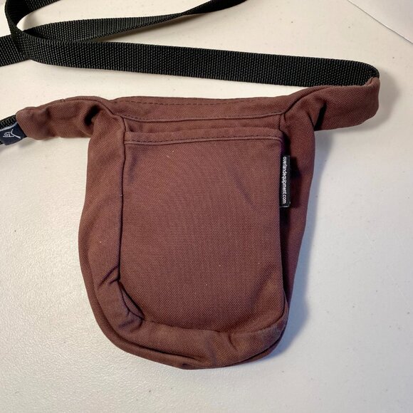 Overland Equipment Bag Crossbody Waist Pouch Brown Canvas Small Travel MadeInCA - Picture 6 of 14